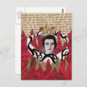 Feuerring Postkarte (Vorne/Hinten)