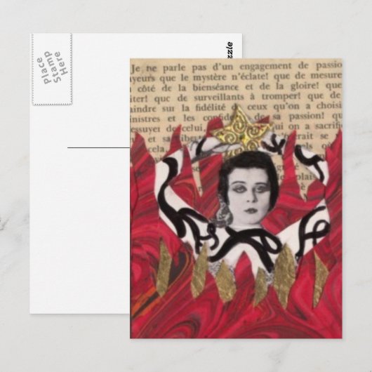 Feuerring Postkarte (Vorne/Hinten)