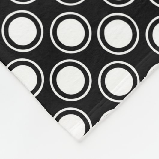 feuerrosa Damastube Fleecedecke (Ecke)