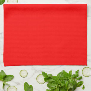Feuerrote Scharlachrote Palette Geschirrtuch