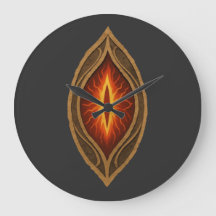 Feuerrotes Feuer-Auge-Dunkler-Herr-Fantasie-Emblem