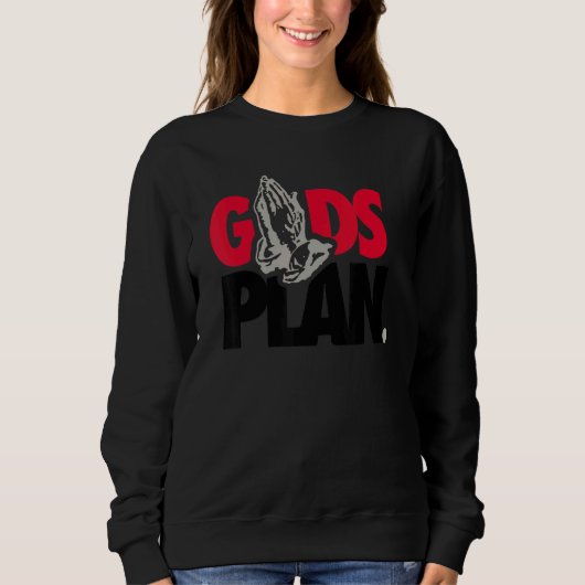 Feuerrottgods Plan Gebet Hand Sneaker Liebe Jor Sweatshirt (Vorderseite)