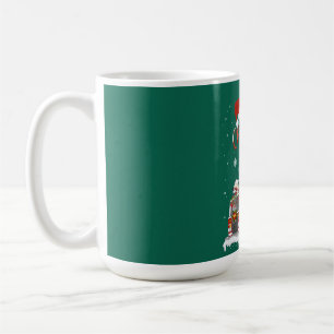 Feuerrucker Santa Sleigh Feuerwehrmann Weihnachtsf Kaffeetasse