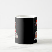 Feuerrucker Santa Sleigh Feuerwehrmann Weihnachtsf Kaffeetasse (Mittel)