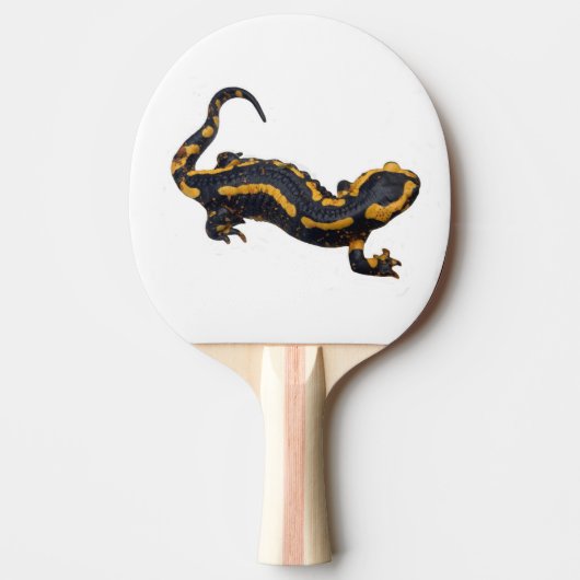 Feuersalamander Ping Pong Bat Tischtennis Schläger (Vorderseite)