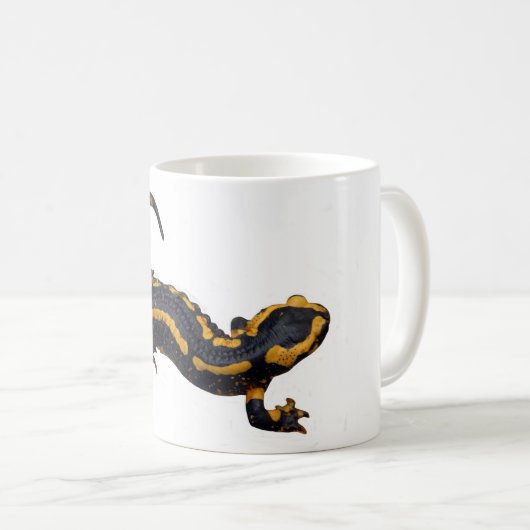 Feuersalamander-Tasse Kaffeetasse (VorderseiteRechts)