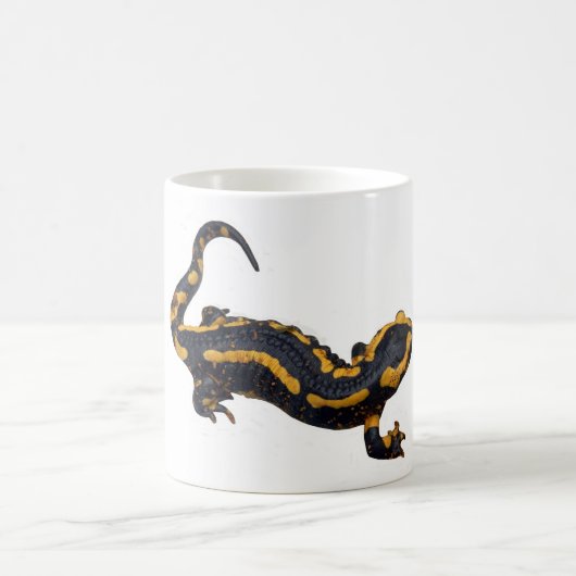Feuersalamander-Tasse Kaffeetasse (Mittel)