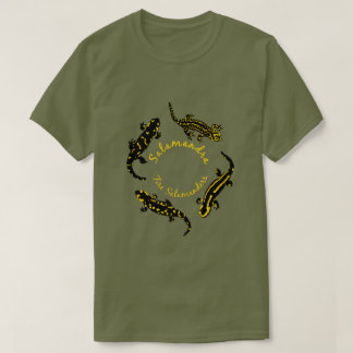 FeuerSalamanders in einem Ring (farbiges Logo) T-Shirt