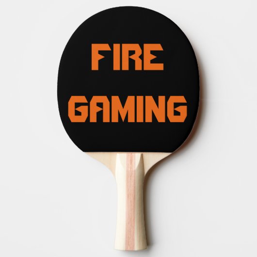 Feuersattel Tischtennis Schläger (Rückseite)