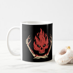 Feuerschädel Kaffeetasse