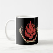 Feuerschädel Kaffeetasse (Links)