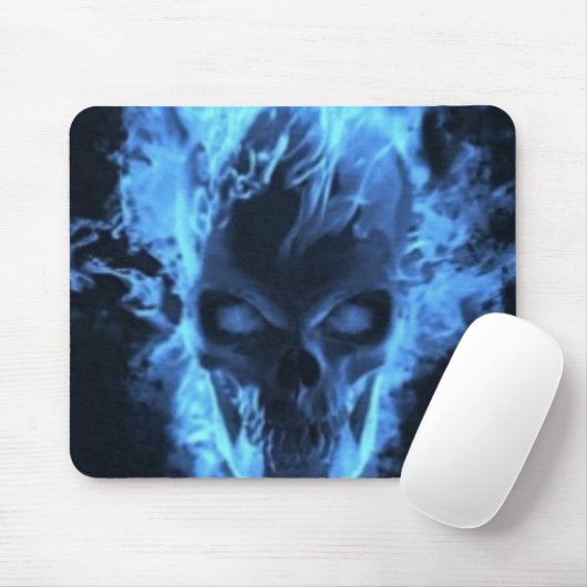 Feuerschädel Mousepad (Mit Mouse)