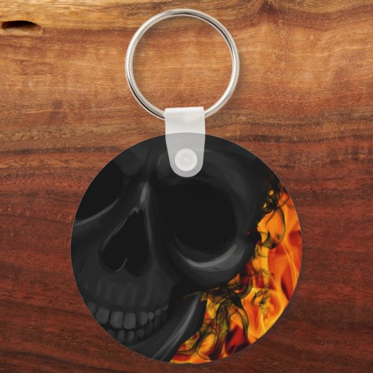 Feuerschädel Schlüsselanhänger (Vorderseite)