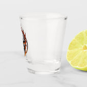 Feuerschädel Schnapsglas (Rechts)
