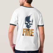 Feuerschädel T-Shirt (Rückseite)