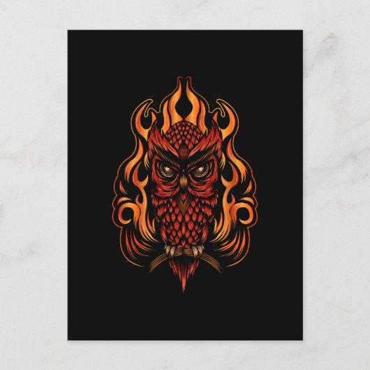 Feuerschale Feiertagspostkarte (Vorderseite)