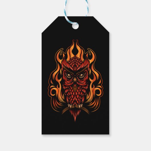 Feuerschale Geschenkanhänger (Rückseite)