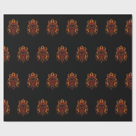 Feuerschale Geschenkpapier (Flach)