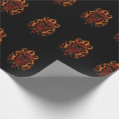 Feuerschale Geschenkpapier (Ecke)