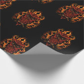 Feuerschale Geschenkpapier (Ecke)