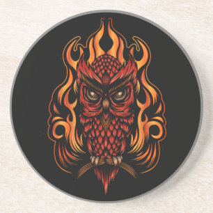 Feuerschale Getränkeuntersetzer