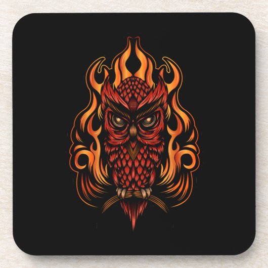 Feuerschale Getränkeuntersetzer (Vorderseite)