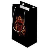 Feuerschale Kleine Geschenktüte (Rückseite Schrägansicht)