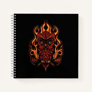 Feuerschale Notizblock