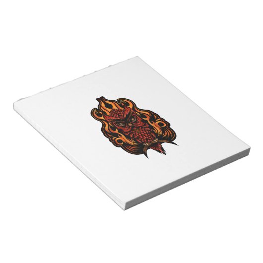 Feuerschale Notizblock (angewinkelt)