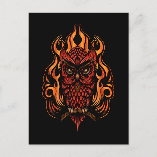 Feuerschale Postkarte (Vorderseite)