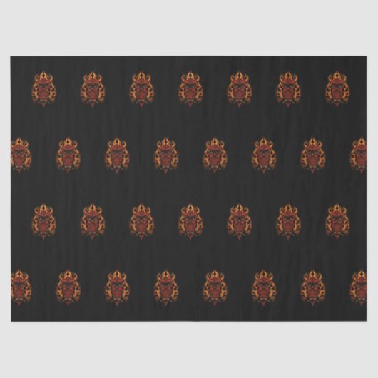 Feuerschale Seidenpapier (Vorderseite)