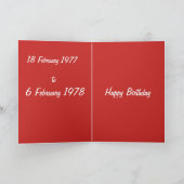 Feuerschlange Geburtstag Karte (Innenseite)