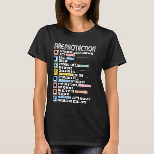 Feuerschutzingenieur T-Shirt (Vorderseite)