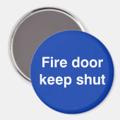 Feuerschutztür bleibt geschlossen magnet (Vorderseite/Rückseite)