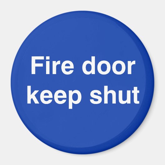 Feuerschutztür bleibt geschlossen magnet (Vorne)