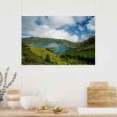 Feuersee, Azoren-Poster Poster (Küche)