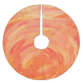 Feuersee Polyester Weihnachtsbaumdecke (Vorderseite)