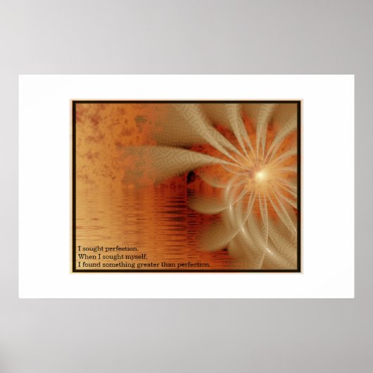 Feuersee Spirale Poster (Vorne)