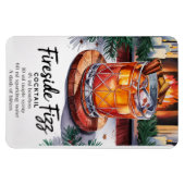Feuerside Fizz Holiday Cocktail Rezept Magnet (Horizontal)