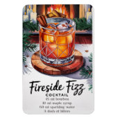 Feuerside Fizz Holiday Cocktail Rezept Magnet (Vertikal)