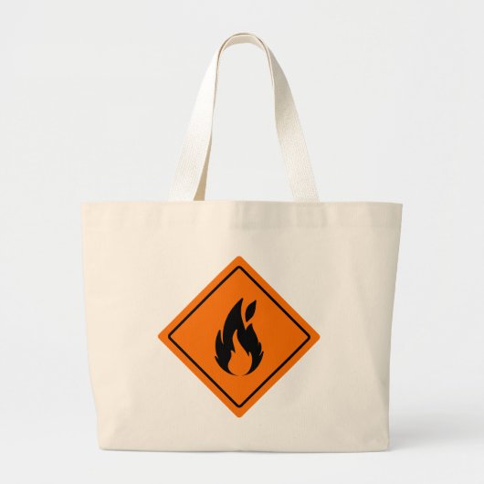 Feuersign Jumbo Tote Bag Jumbo Stoffbeutel (Vorne)