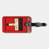 Feuersignal Gepäckanhänger (Rückseite horizontal)