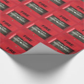 Feuersignal Geschenkpapier (Ecke)