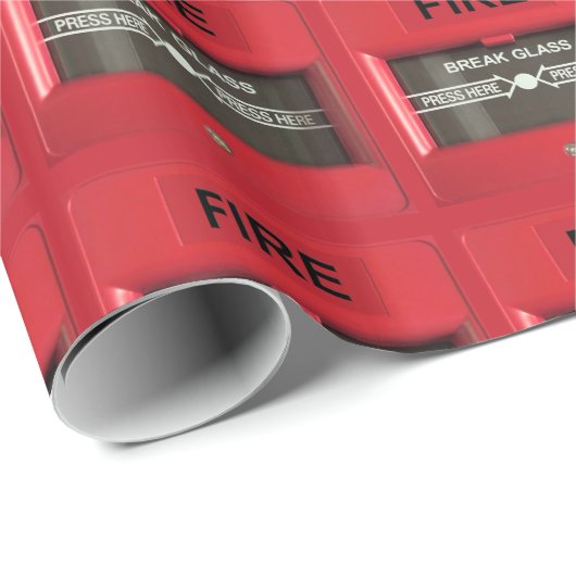 Feuersignal Geschenkpapier (Rolleneckpunkt)