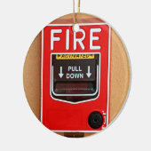 Feuersignal-Griff Keramikornament (Links)