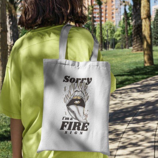 Feuersignatur Zodiac Tote Tasche