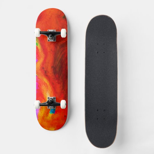 Feuerskateboard, Monopatín de Fuego Skateboard (Vorderseite)
