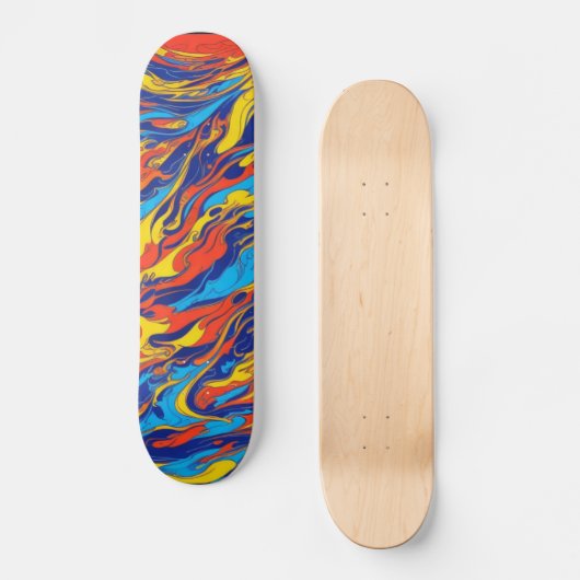 Feuerskateboard Skateboard (Vorderseite)