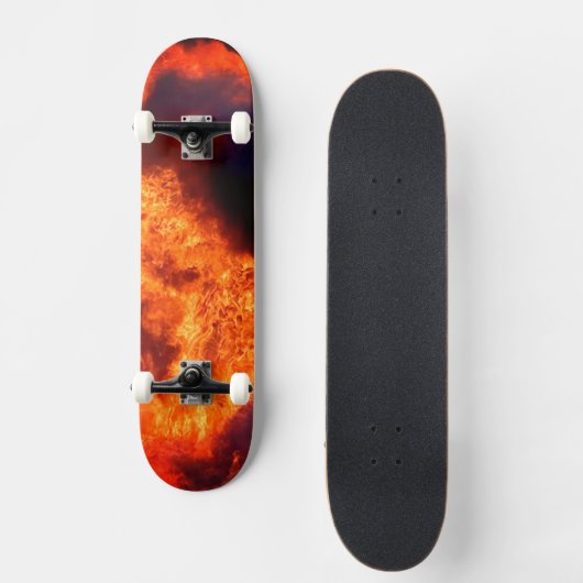 Feuerskateboard Skateboard (Vorderseite)