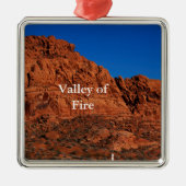 Feuersnowflake im Tal Ornament Aus Metall (Vorne)